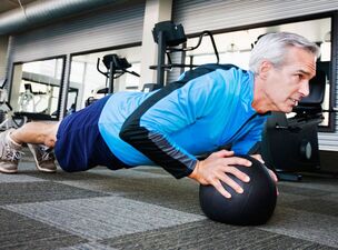 Physical activity of a man at 50 to normalize potency